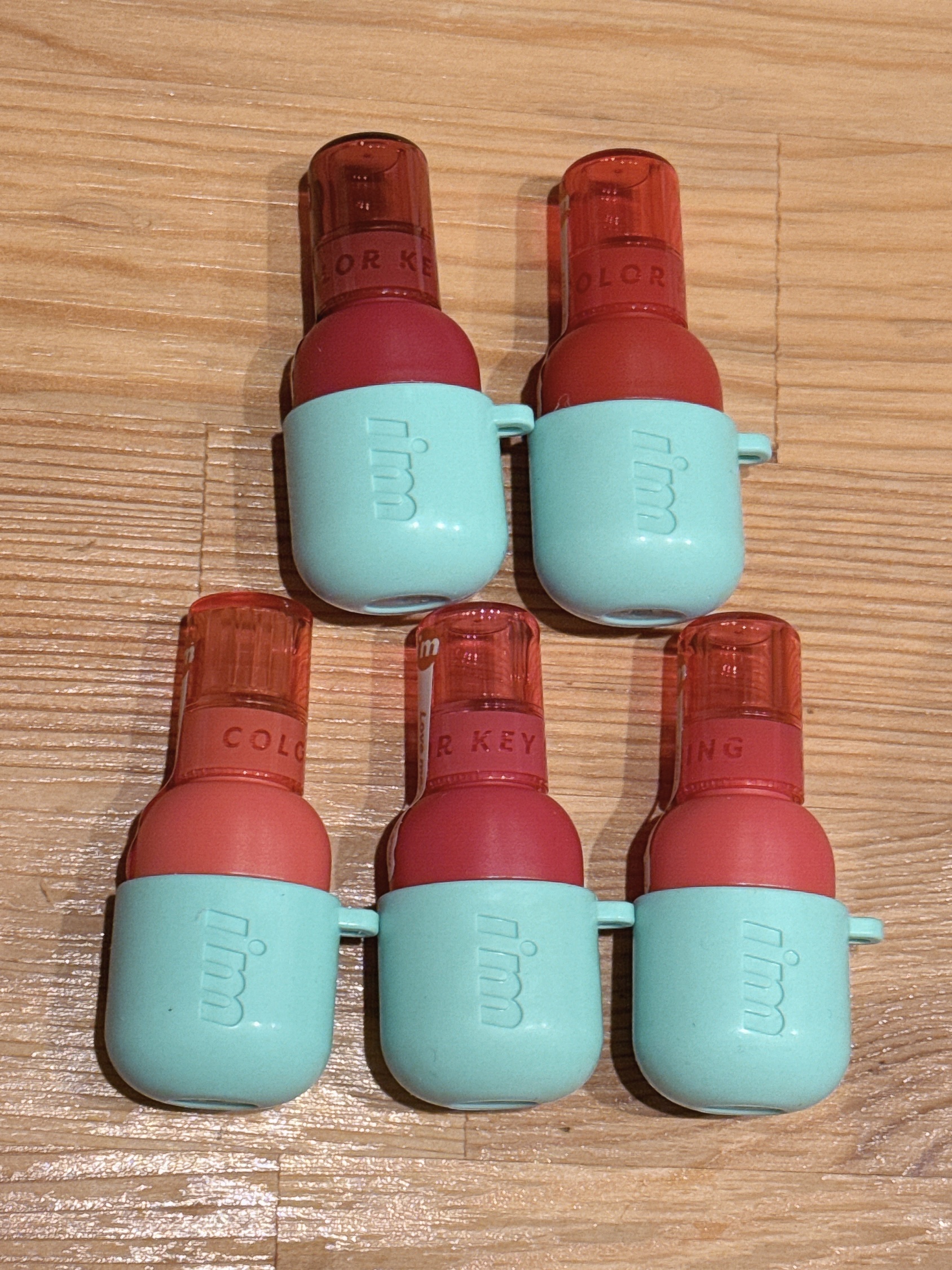 カラーキーリングウォータージェルティント #03 Red Lover/i’m meme/リップティントを使ったクチコミ（2枚目）