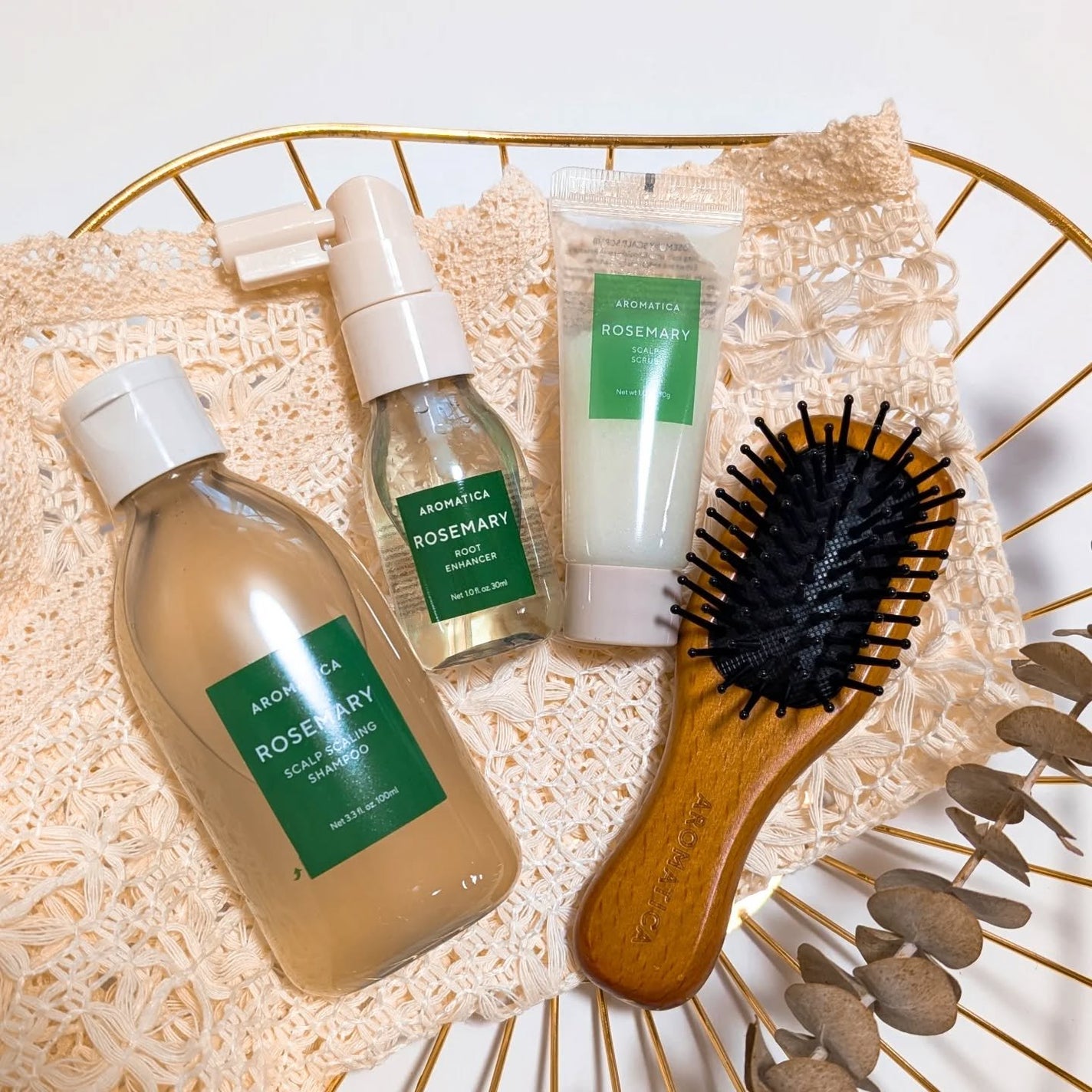 ローズマリー ヘア トライアルセット/AROMATICA/トライアルキットを使ったクチコミ(5枚目)