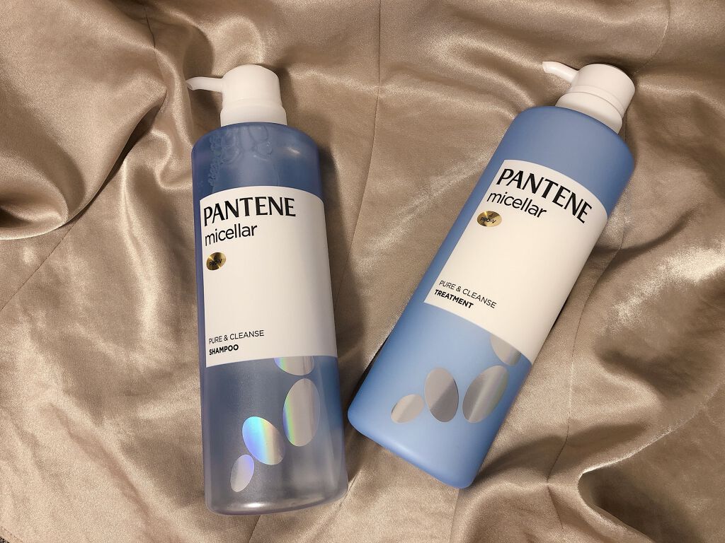 PRO-V ミセラー ピュア＆クレンズ ノンシリコンシャンプー/トリートメント トリートメント本体/パンテーン/市販シャンプーを使ったクチコミ（1枚目）