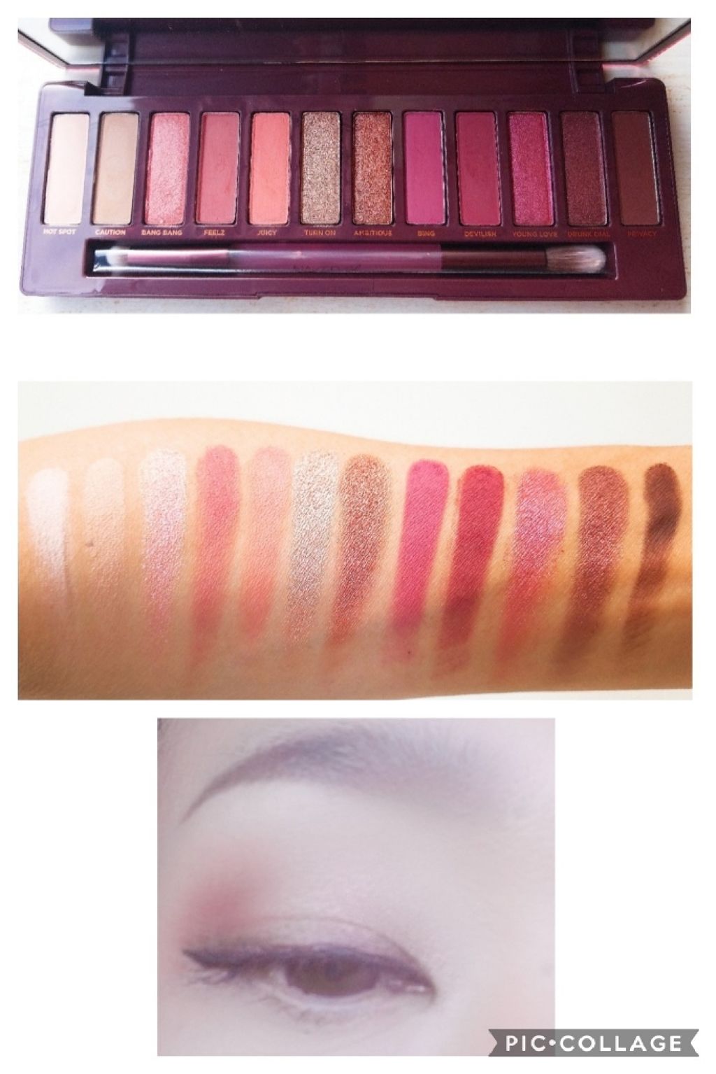 NAKED cherry/アーバンディケイ/アイシャドウパレットを使ったクチコミ（2枚目）