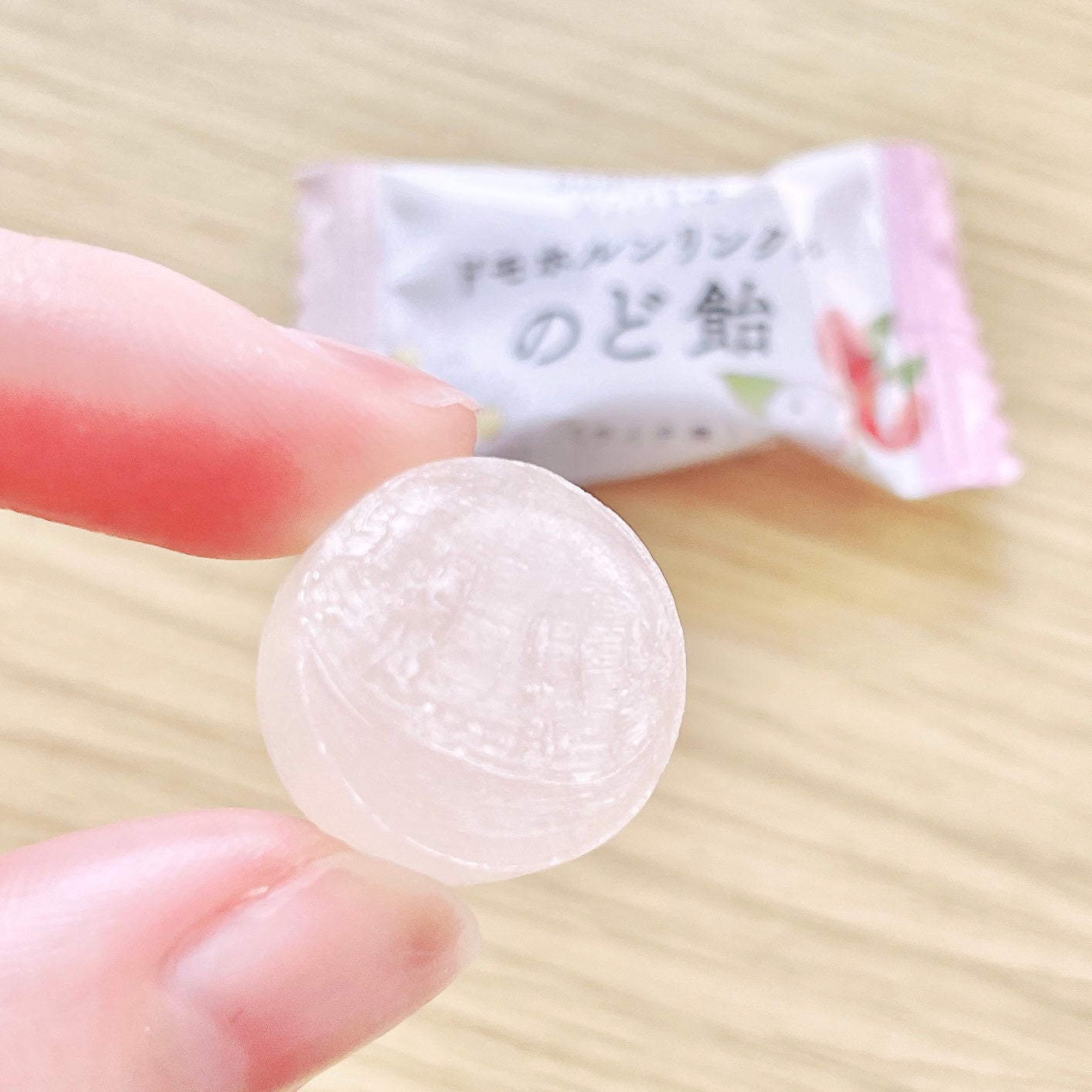 のど飴<ライチ味>/ドモホルンリンクル/食品を使ったクチコミ(4枚目)