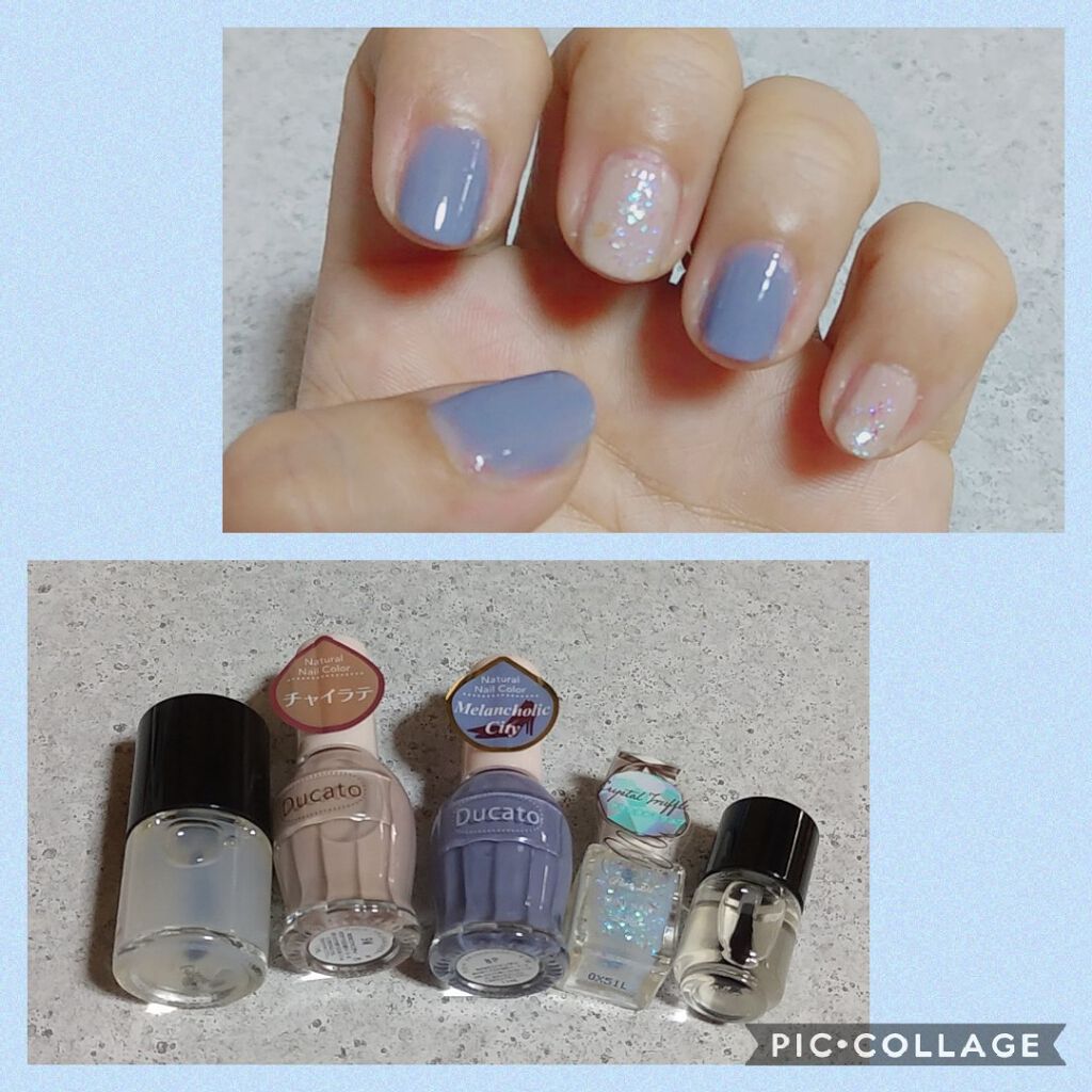 速乾トップコート/キャンドゥ/ネイルトップコートを使ったクチコミ（1枚目）