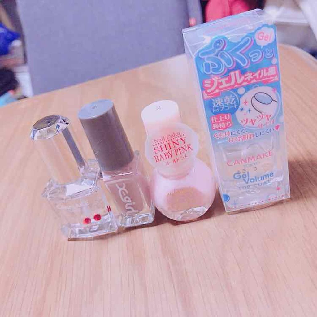 カラフルネイルズ ネイルハードナー/キャンメイク/ネイルトップコートを使ったクチコミ（2枚目）