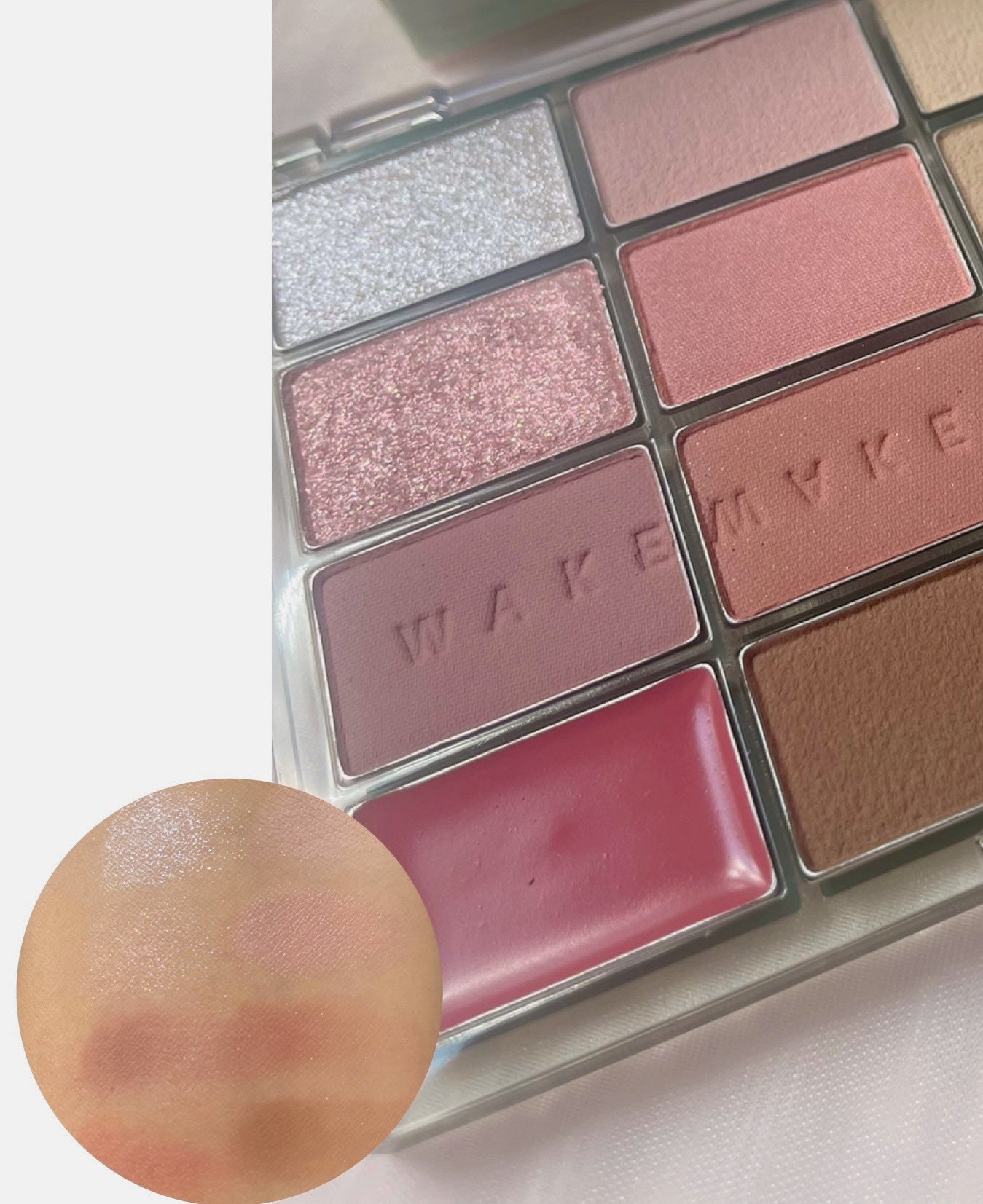 ソフトブラーリングアイパレット/wakemake/アイシャドウパレットを使ったクチコミ(5枚目)