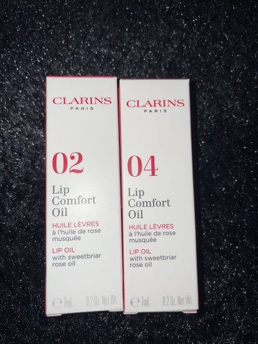 リップコンフォートオイル 02 ラズベリー/CLARINS/リップグロスを使ったクチコミ（1枚目）