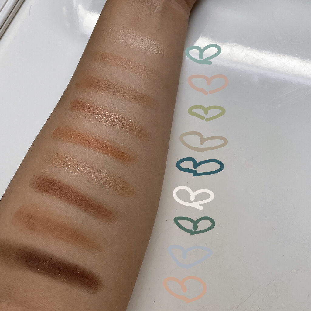 クォーツ 9色アイシャドウパレット(ドリームランドアイシャドウ)/ZEESEA/アイシャドウパレットを使ったクチコミ（3枚目）