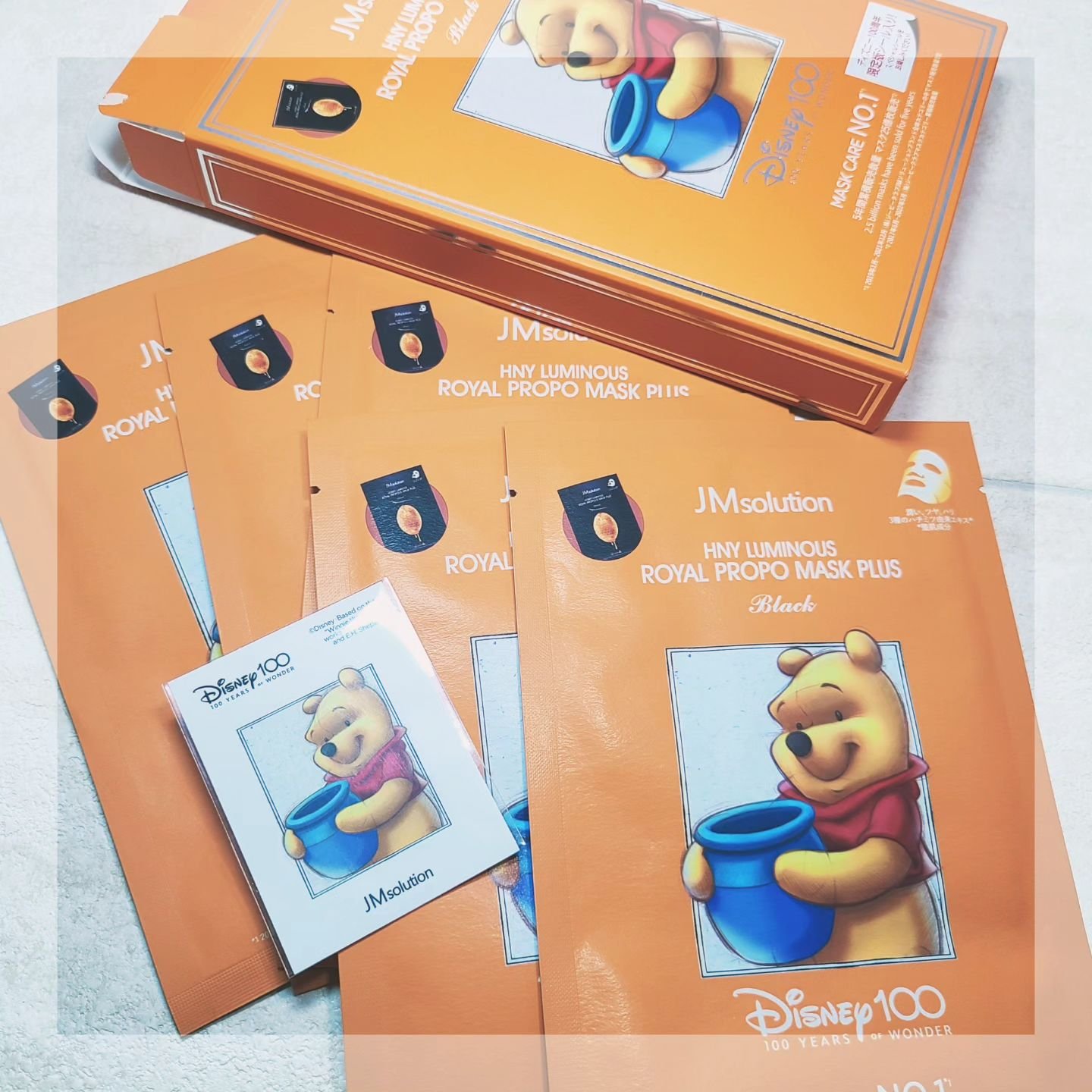 ディズニー100周年記念フェイスマスク ハニールミナスロイヤルプロポ シートマスクプラス プロポリス/JMsolution-japan edition-/シートマスク・パックを使ったクチコミ（2枚目）