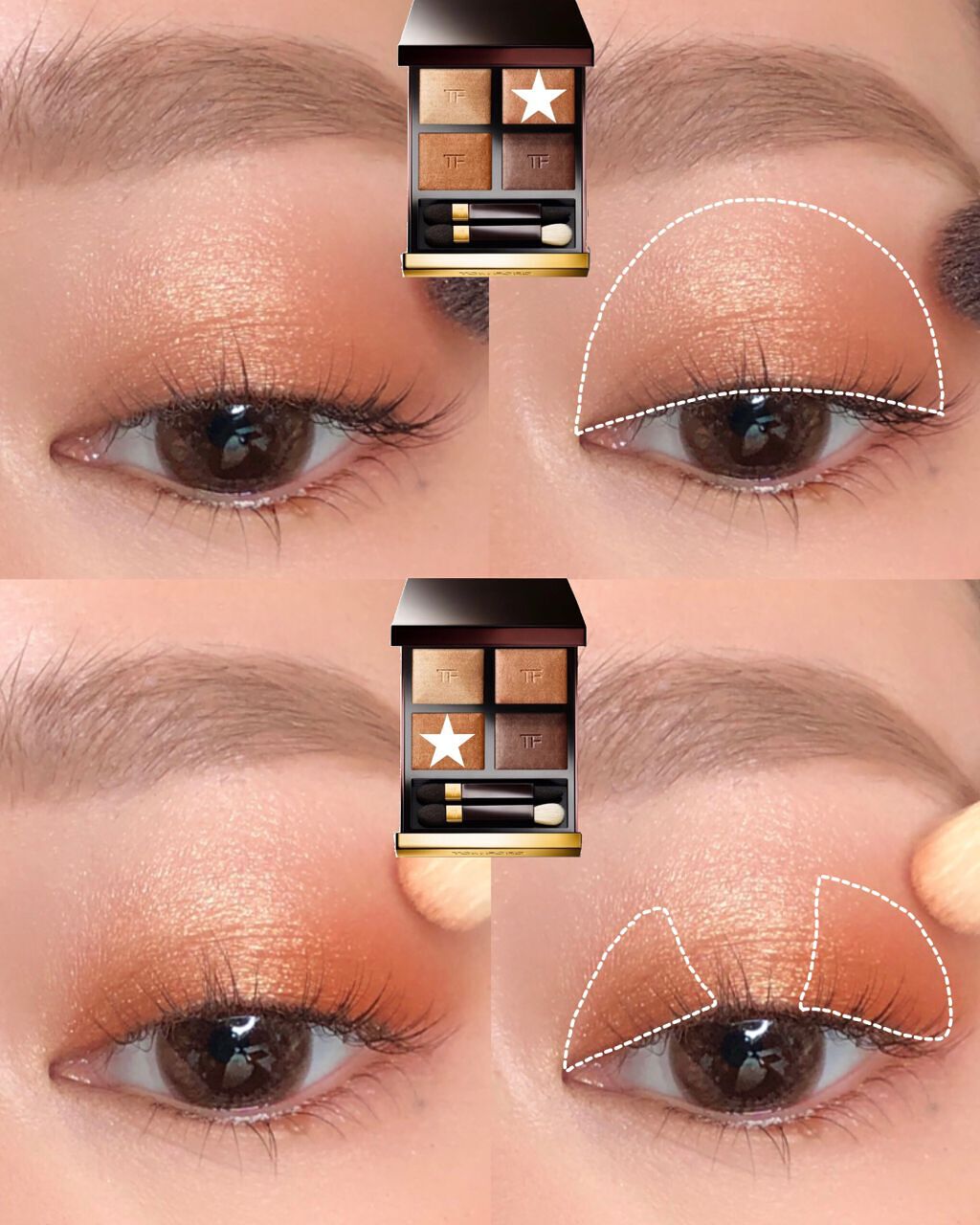 アイ カラー クォード/TOM FORD BEAUTY/アイシャドウパレットを使ったクチコミ(1枚目)