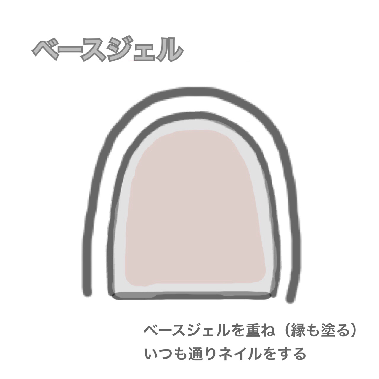 ベティジェル ピールオフジェル/プリジェル/ジェルネイルを使ったクチコミ（3枚目）