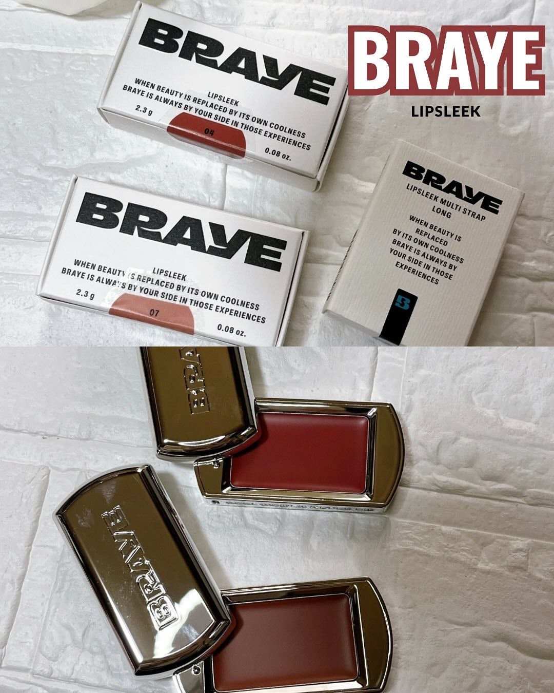 BRAYE LIPSLEEK/BRAYE/口紅を使ったクチコミ(1枚目)