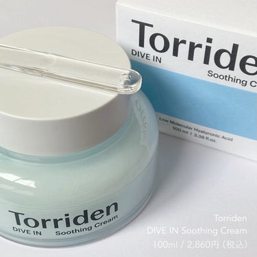 Torriden ダイブインスージングクリームのクチコミ「Torriden ˚✦

ついに理想のジェルクリームをみつけた..!
みずみずしくさっぱりとし.....」（2枚目）