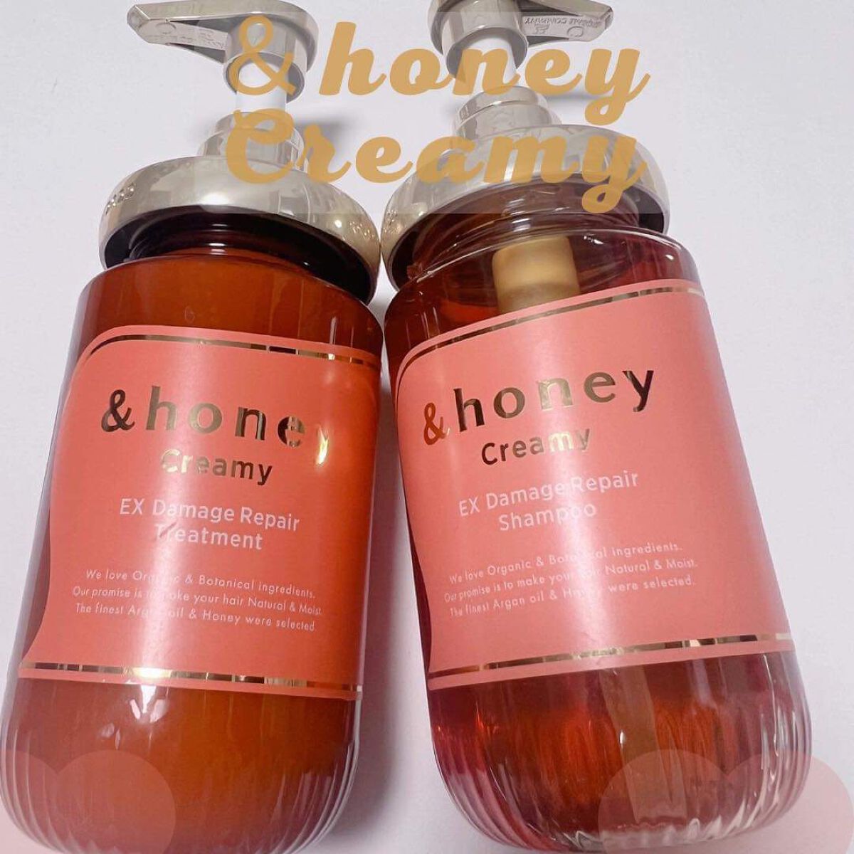 Creamy EXダメージリペアシャンプー1.0/ヘアトリートメント2.0/&honey/市販シャンプーを使ったクチコミ(1枚目)