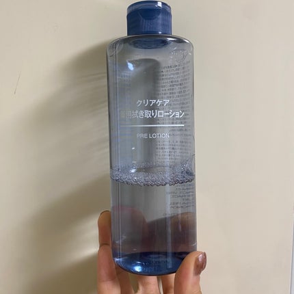 クリアケア薬用拭き取りローション/無印良品/拭き取り化粧水を使ったクチコミ(1枚目)