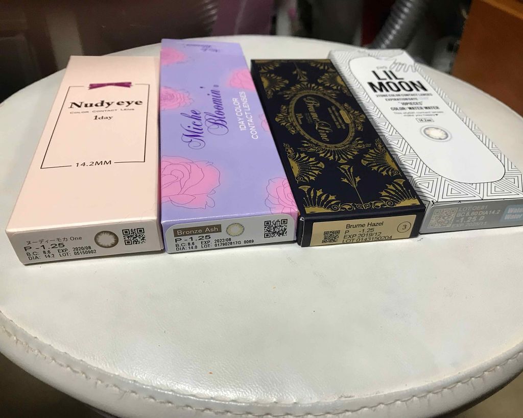 LIL MOON 1day ウォーターウォーター/LILMOON/ワンデー（１DAY）カラコンを使ったクチコミ（2枚目）