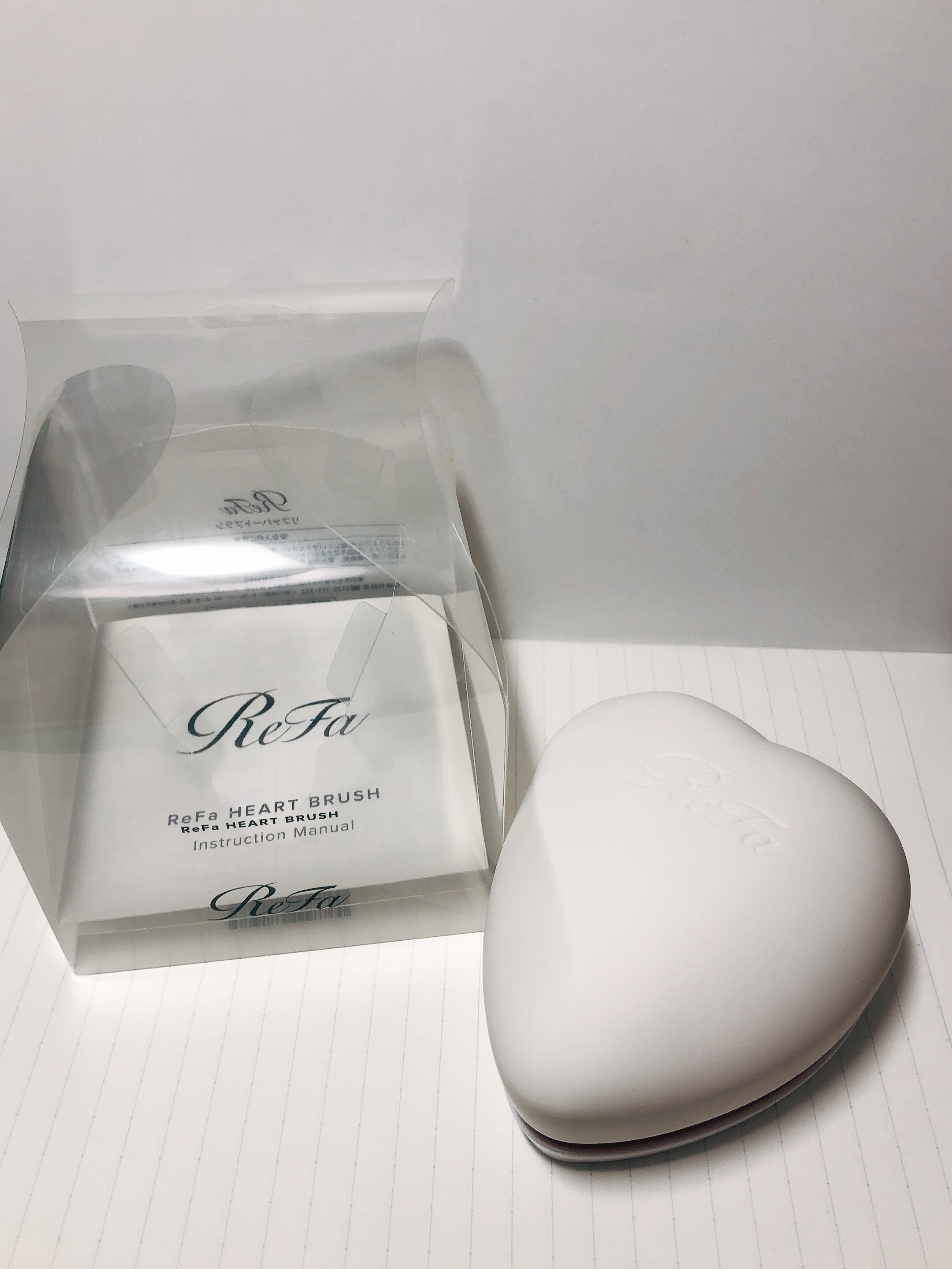 リファ ハートブラシ Mat White（マットホワイト）/ReFa/頭皮ケアを使ったクチコミ（1枚目）