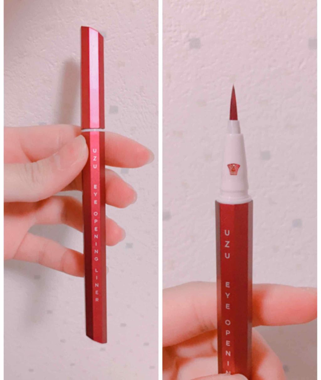 EYE OPENING LINER/UZU BY FLOWFUSHI/リキッドアイライナーを使ったクチコミ（3枚目）