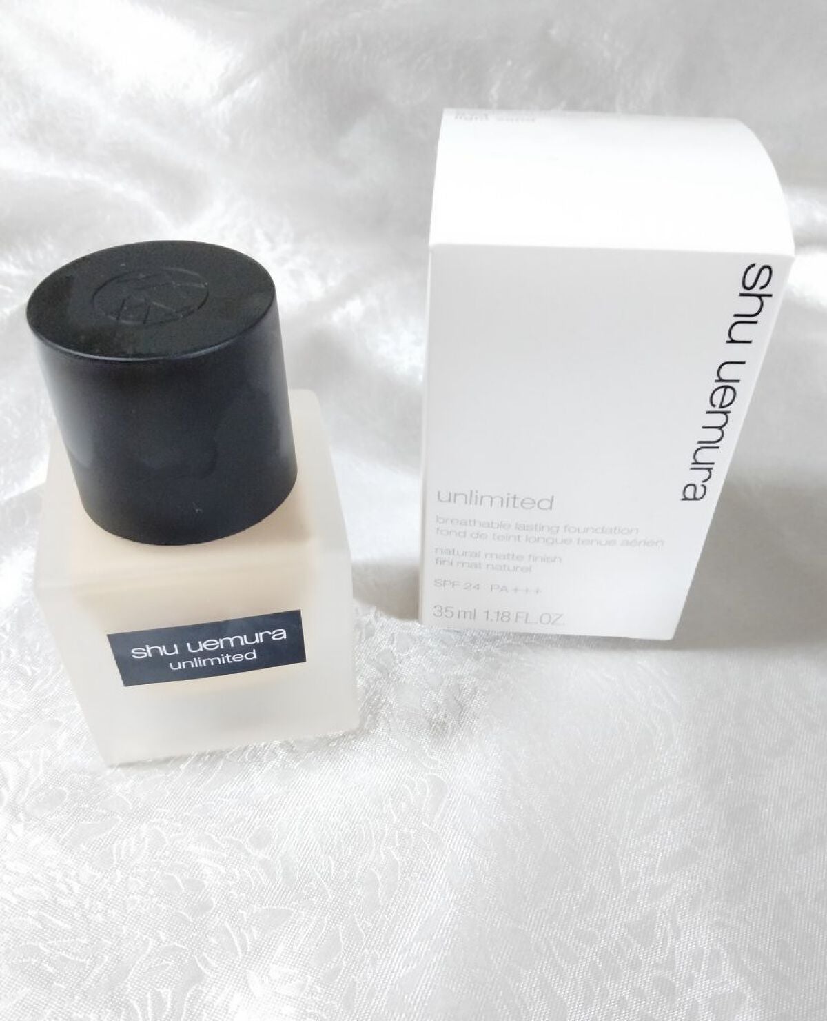 (旧)アンリミテッド ラスティング フルイド/shu uemura/リキッドファンデーションを使ったクチコミ(1枚目)