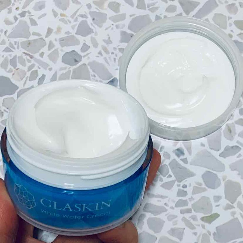GLASKIN ホワイトウォータークリーム/さくらの森/オールインワン化粧品を使ったクチコミ(2枚目)