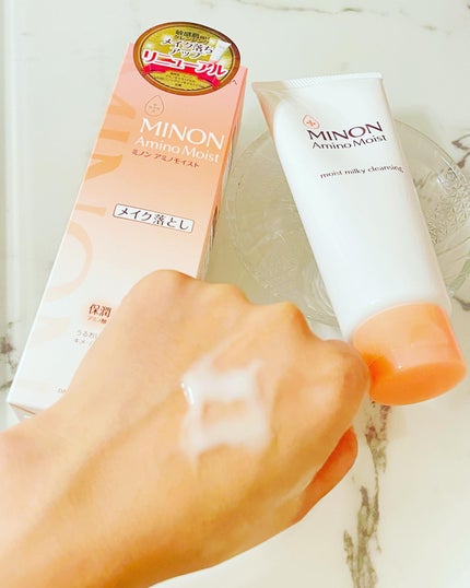 ミノン アミノモイスト モイストミルキィ クレンジング/ミノン/ミルククレンジングを使ったクチコミ(3枚目)