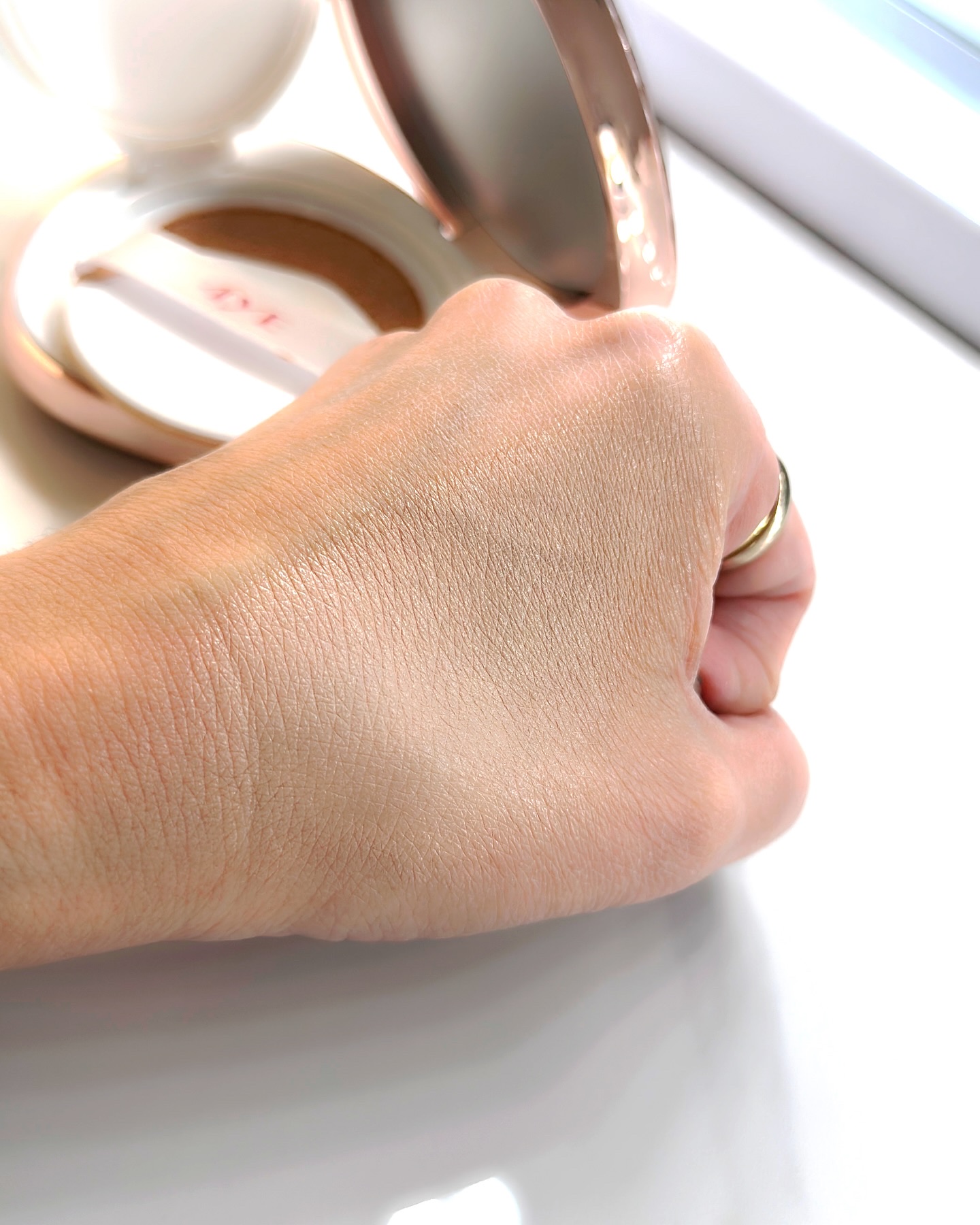 ピンクダイヤクッション/4YE/クッションファンデーションを使ったクチコミ（3枚目）