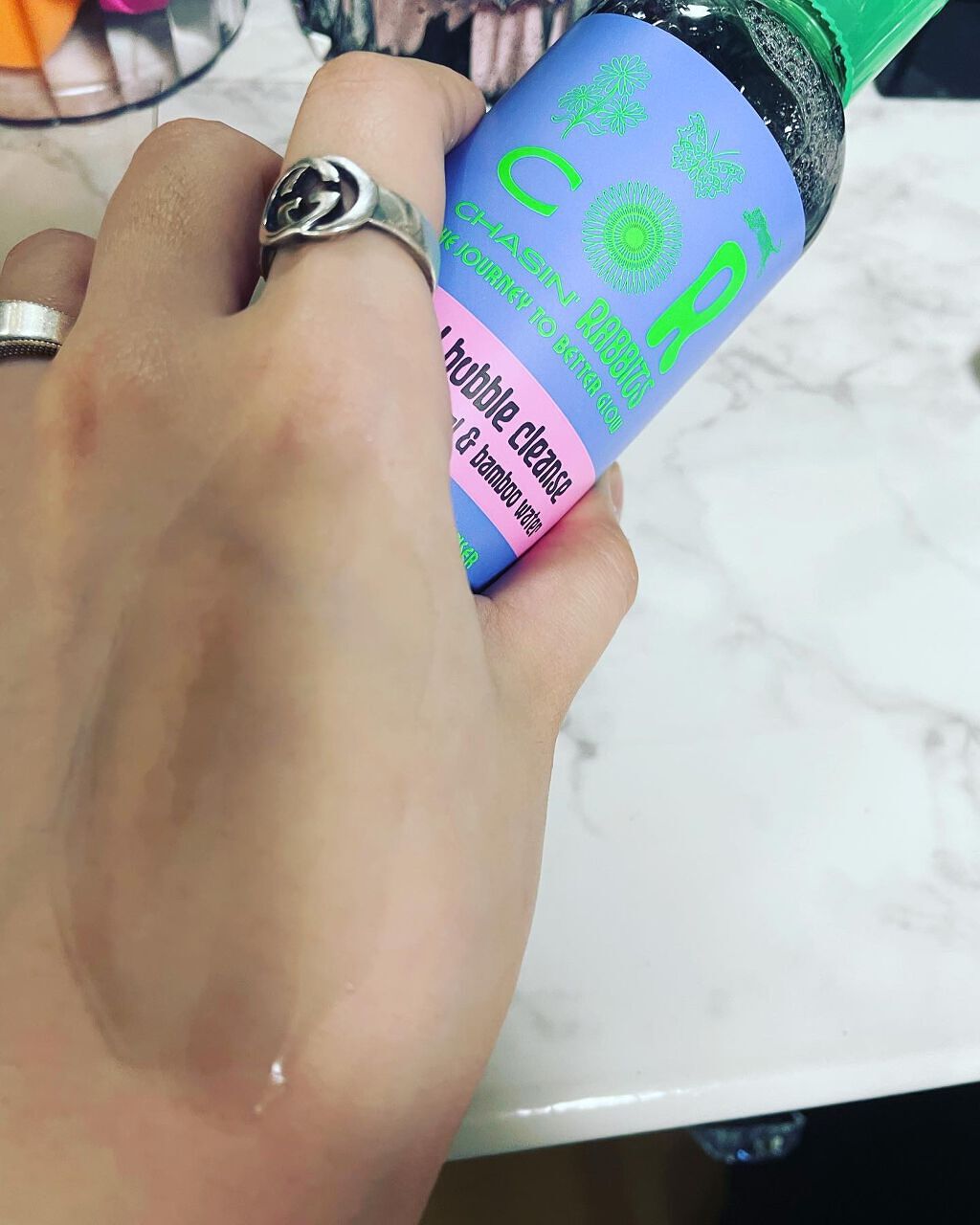 HARU on LIPS 「チェイシングラビットのマインドバブレクレンズ使い始めました❤️..」(4枚目)