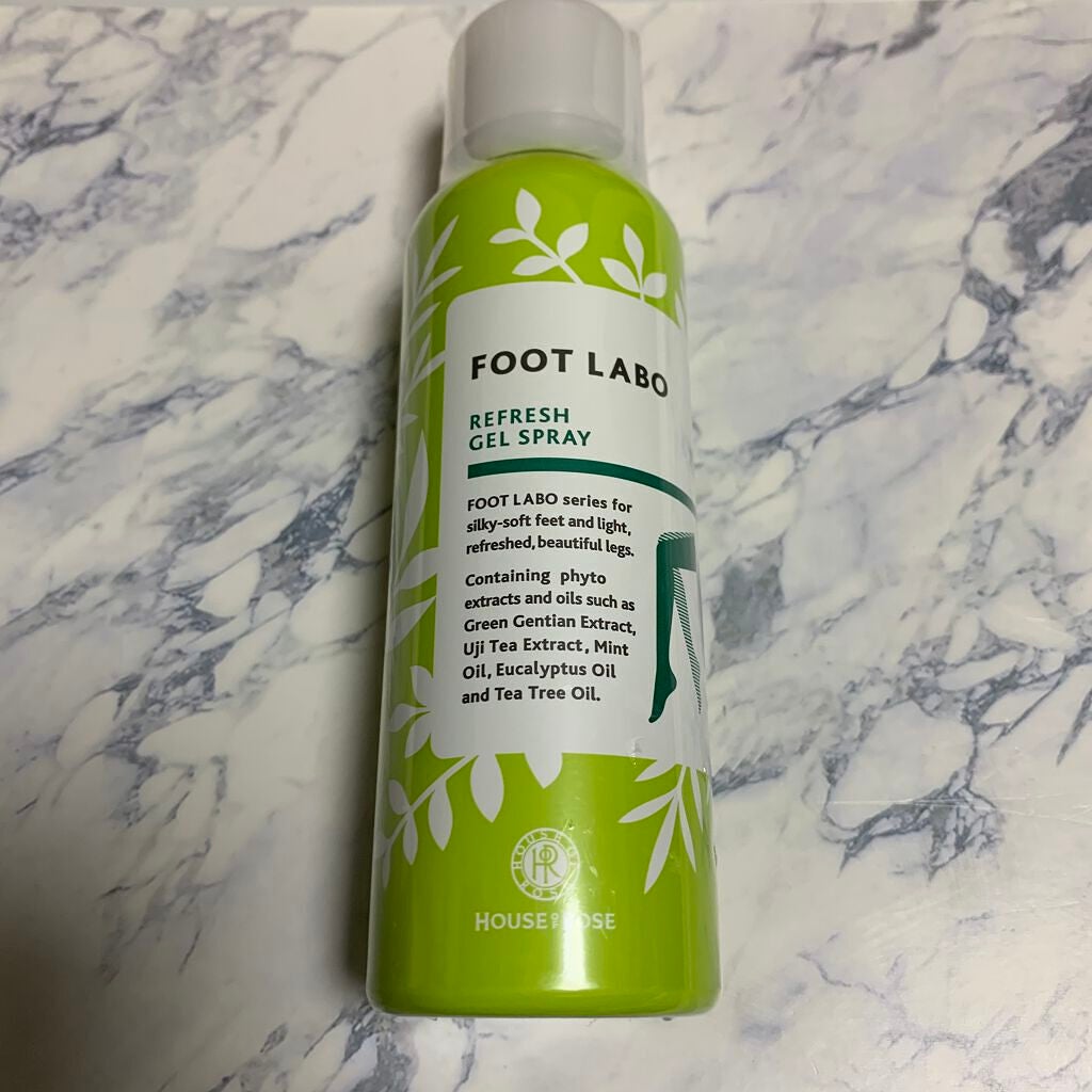 フットラボ リフレッシュジェルスプレー/ハウス オブ ローゼ/レッグ・フットケアを使ったクチコミ(1枚目)