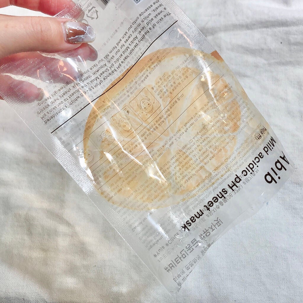 弱酸性pHシートマスク 柚子フィット/Abib /シートマスク・パックを使ったクチコミ(7枚目)