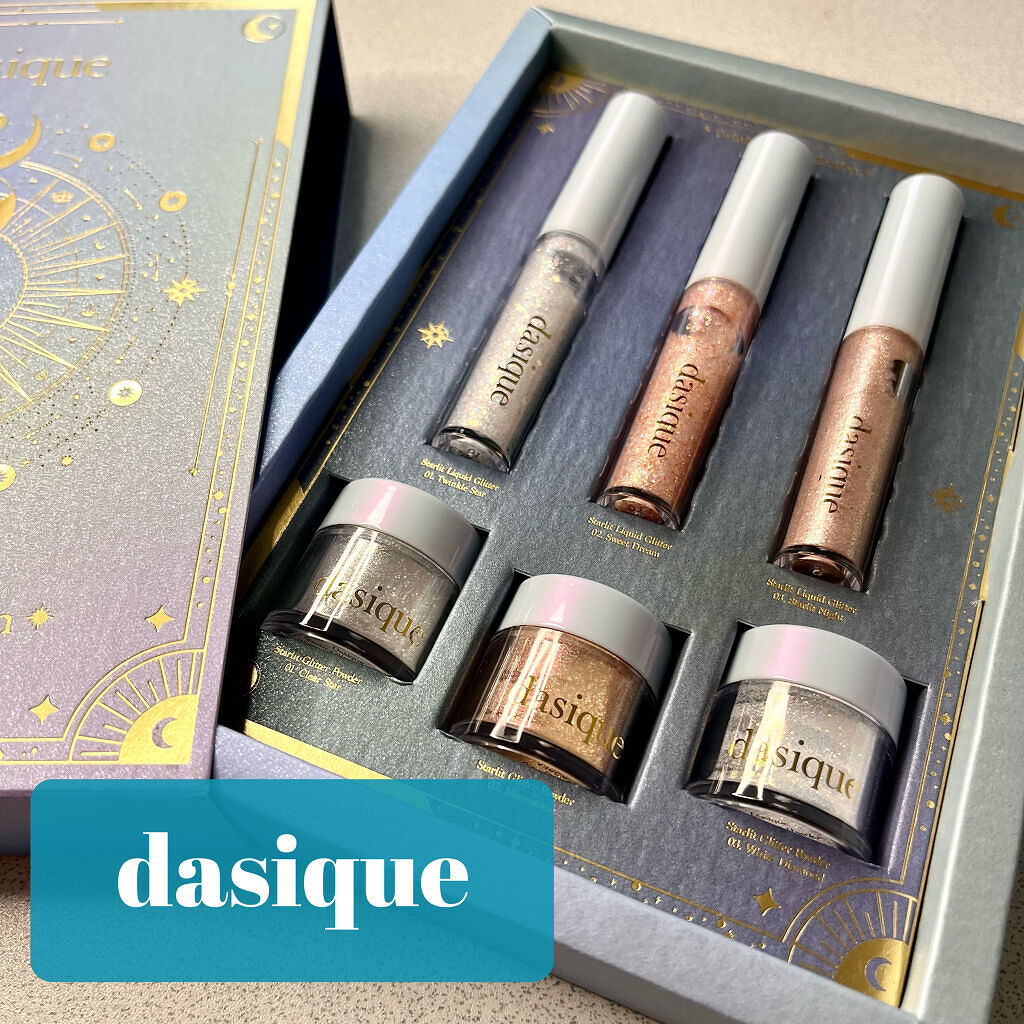 スターリット リキッドグリッター/dasique/メイクアップを使ったクチコミ（1枚目）