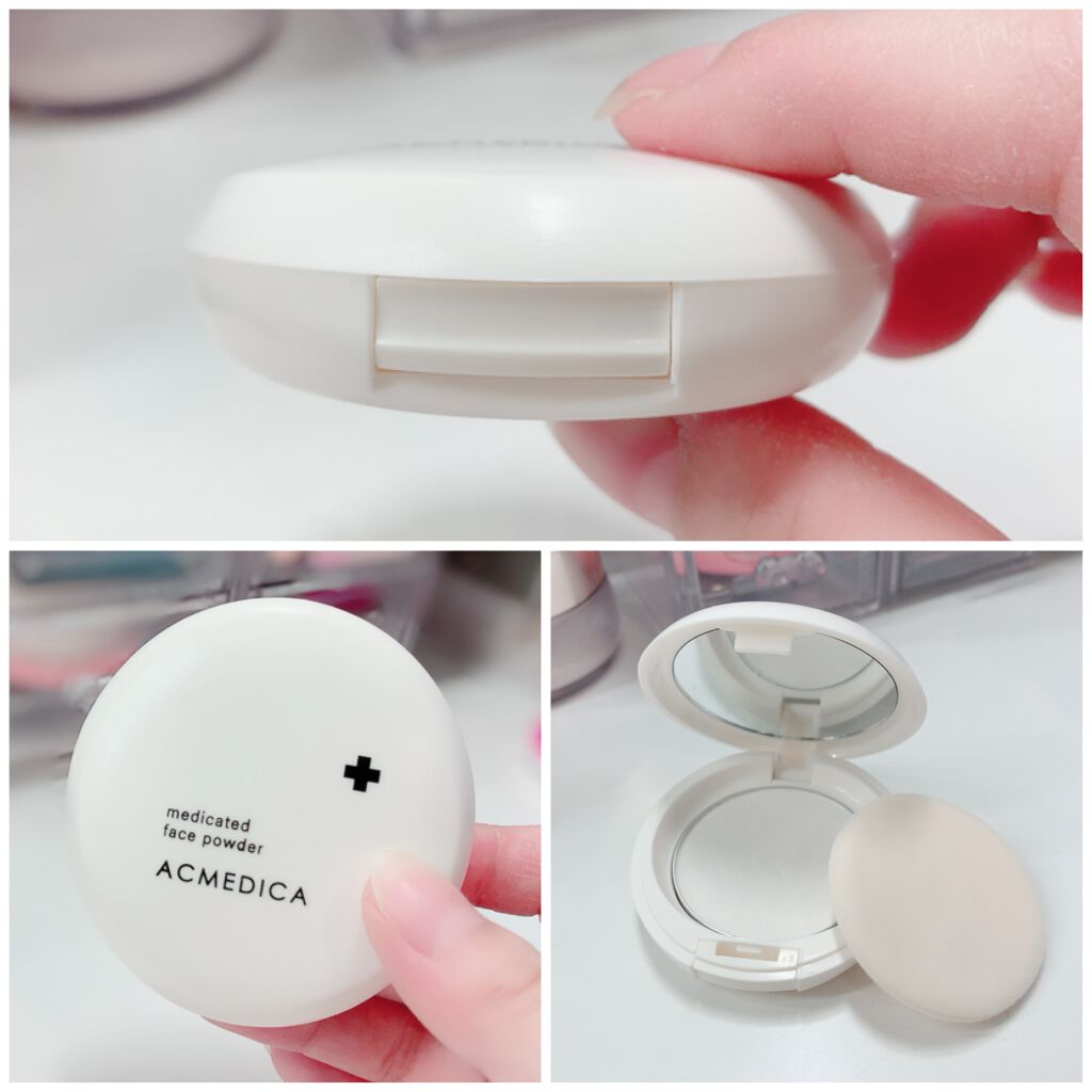 アクメディカ 薬用 フェイスパウダー クリア N/ナリスアップ/プレストパウダーを使ったクチコミ(2枚目)
