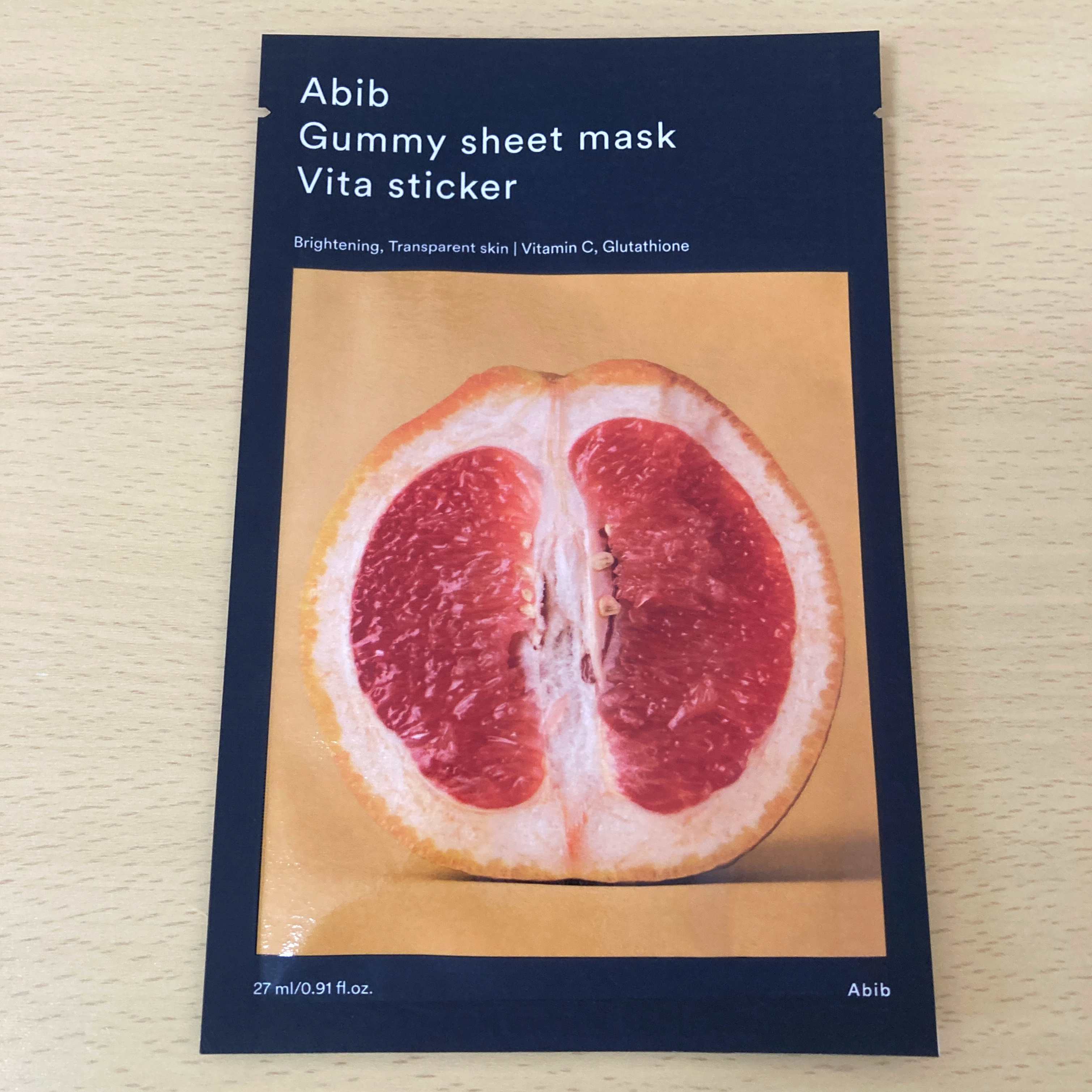 ガムシートマスクパック ビタ※15ステッカー/Abib /シートマスク・パックを使ったクチコミ（2枚目）