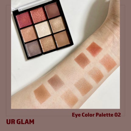 UR GLAMãBLOOMING EYE COLOR PALETTE/U R GLAM/ã¢ã€ã·ã£ããŠãã¬ããã䜿ã£ãã¯ãã³ãïŒ1æç®ïŒ