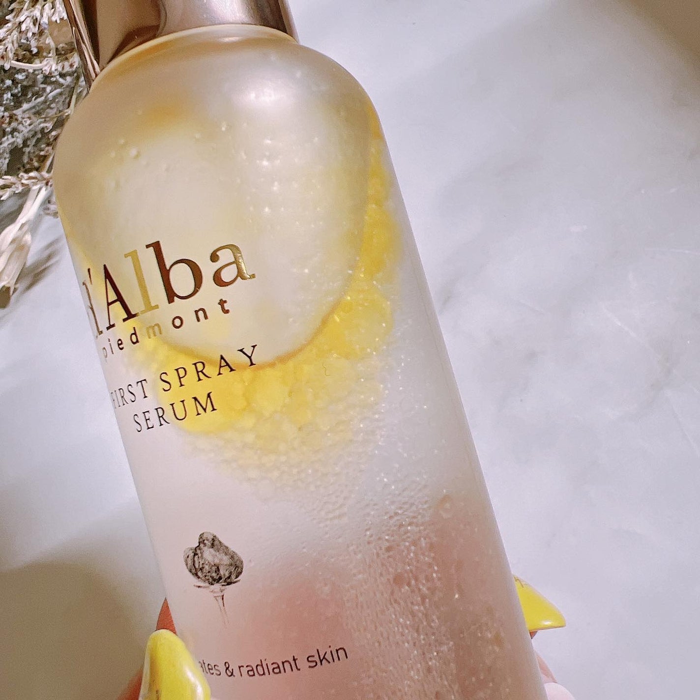 ダルバ ホワイトトリュフファーストスプレーセラム/ダルバ/ミスト状化粧水を使ったクチコミ(2枚目)