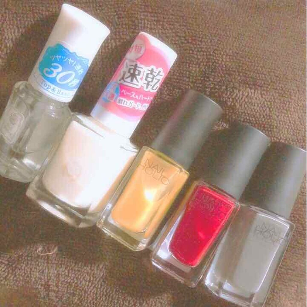 速乾ベース&ハードナー/セリア/ネイルベースコートを使ったクチコミ（3枚目）