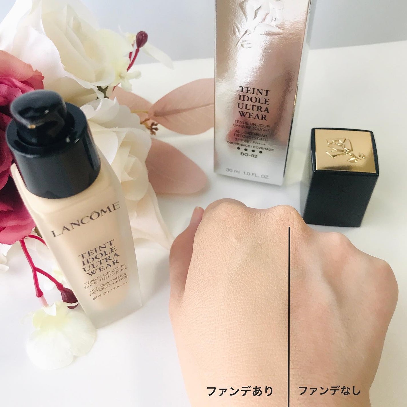 タンイドル ウルトラ ウェア リキッド/LANCOME/リキッドファンデーションを使ったクチコミ(4枚目)