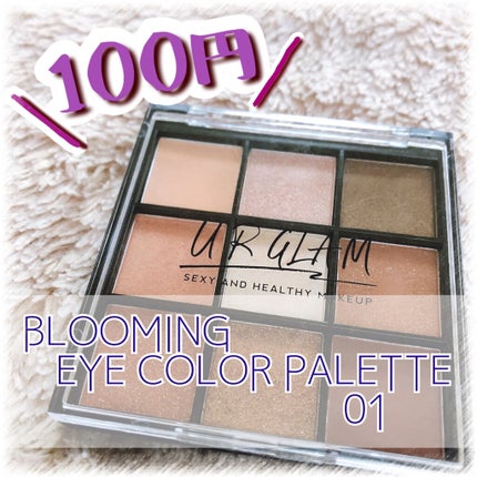 UR GLAM BLOOMING EYE COLOR PALETTE/U R GLAM/アイシャドウパレットを使ったクチコミ(1枚目)