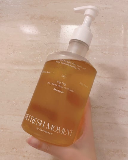 リフレッシュモーメントパフュームシャンプー/トリートメント Fig Fog/Free Moment /市販シャンプーを使ったクチコミ(3枚目)