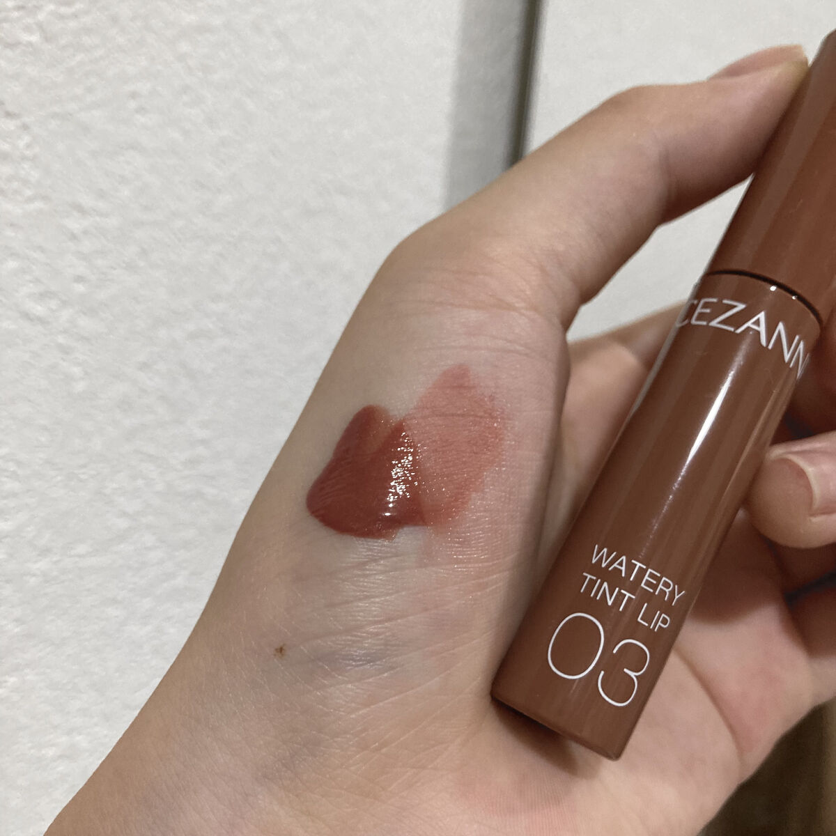 ウォータリーティントリップ/CEZANNE/リップティントを使ったクチコミ（2枚目）