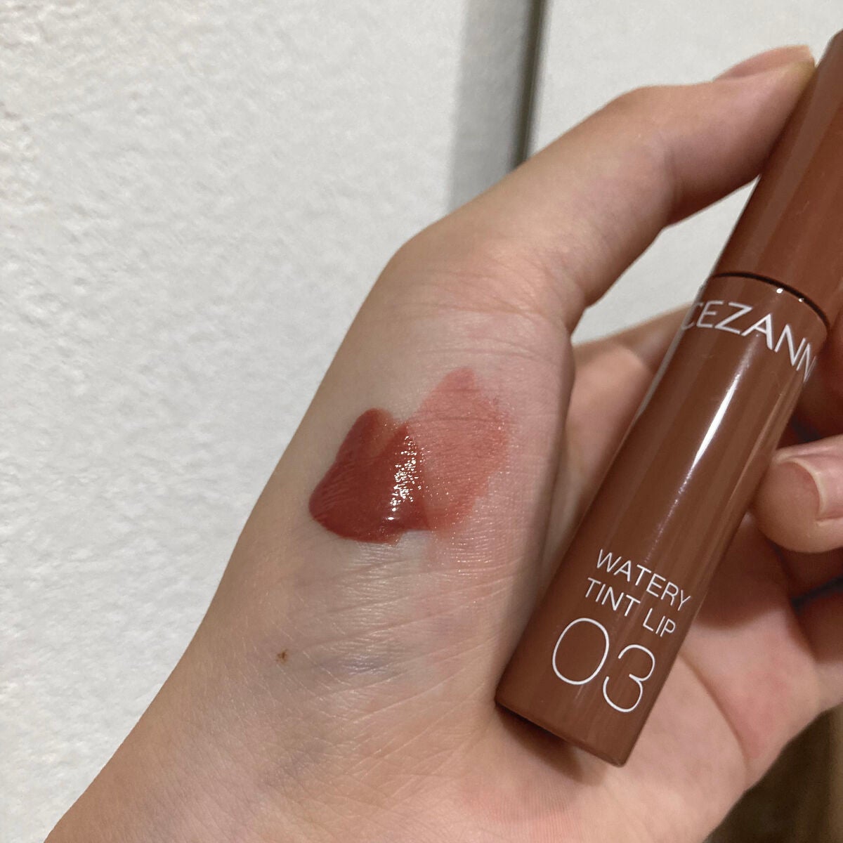 ウォータリーティントリップ/CEZANNE/リップティントを使ったクチコミ(2枚目)