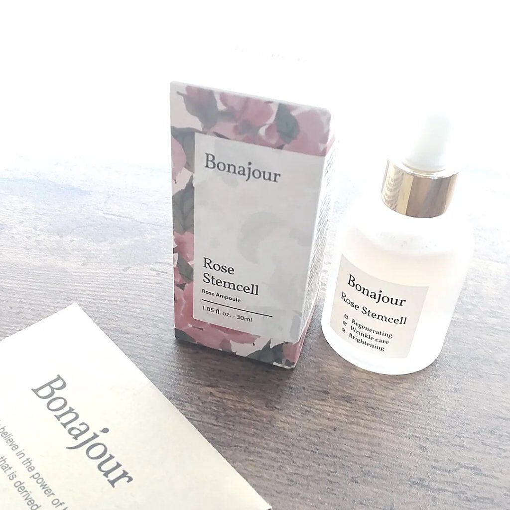 ローズステムセルセラム/Bonajour/美容液を使ったクチコミ（1枚目）