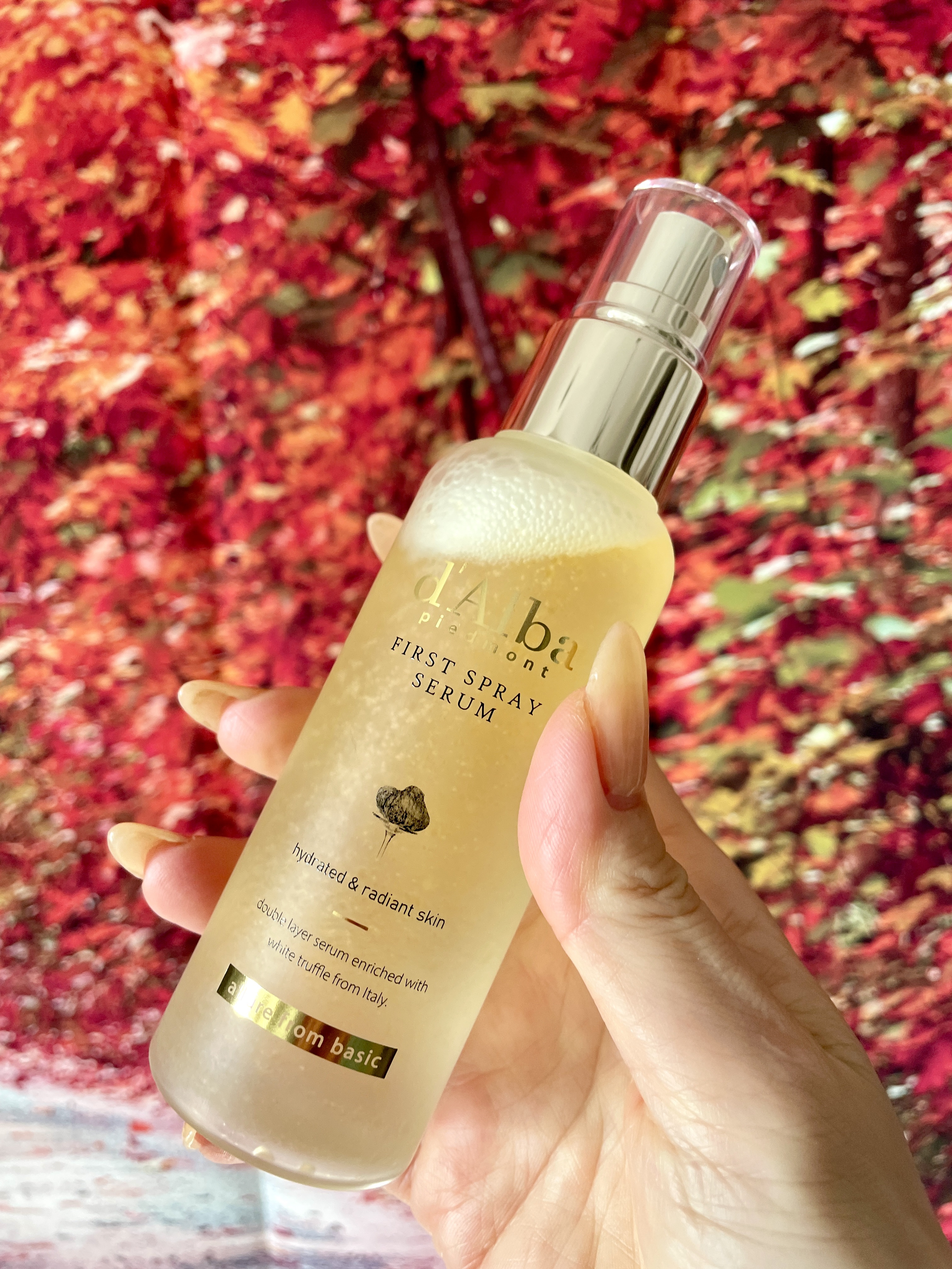 ダルバ ホワイトトリュフファーストスプレーセラム/ダルバ/ミスト状化粧水を使ったクチコミ（3枚目）