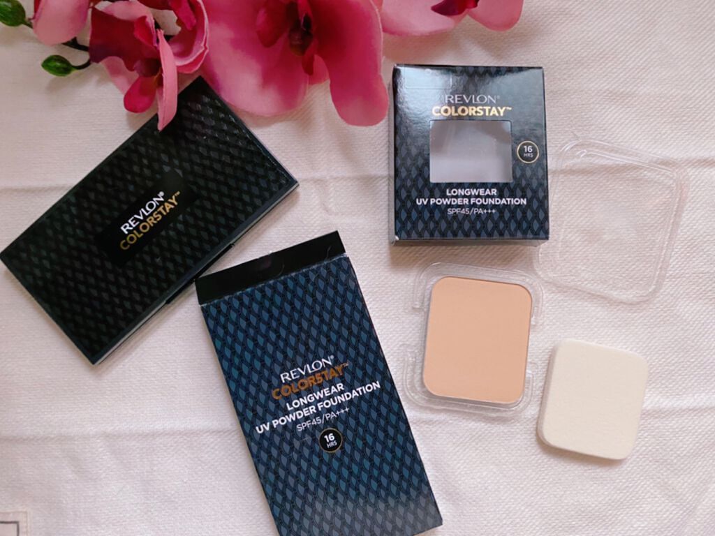 カラーステイ ロングウェア UV パウダー ファンデーション/REVLON/パウダーファンデーションを使ったクチコミ(8枚目)
