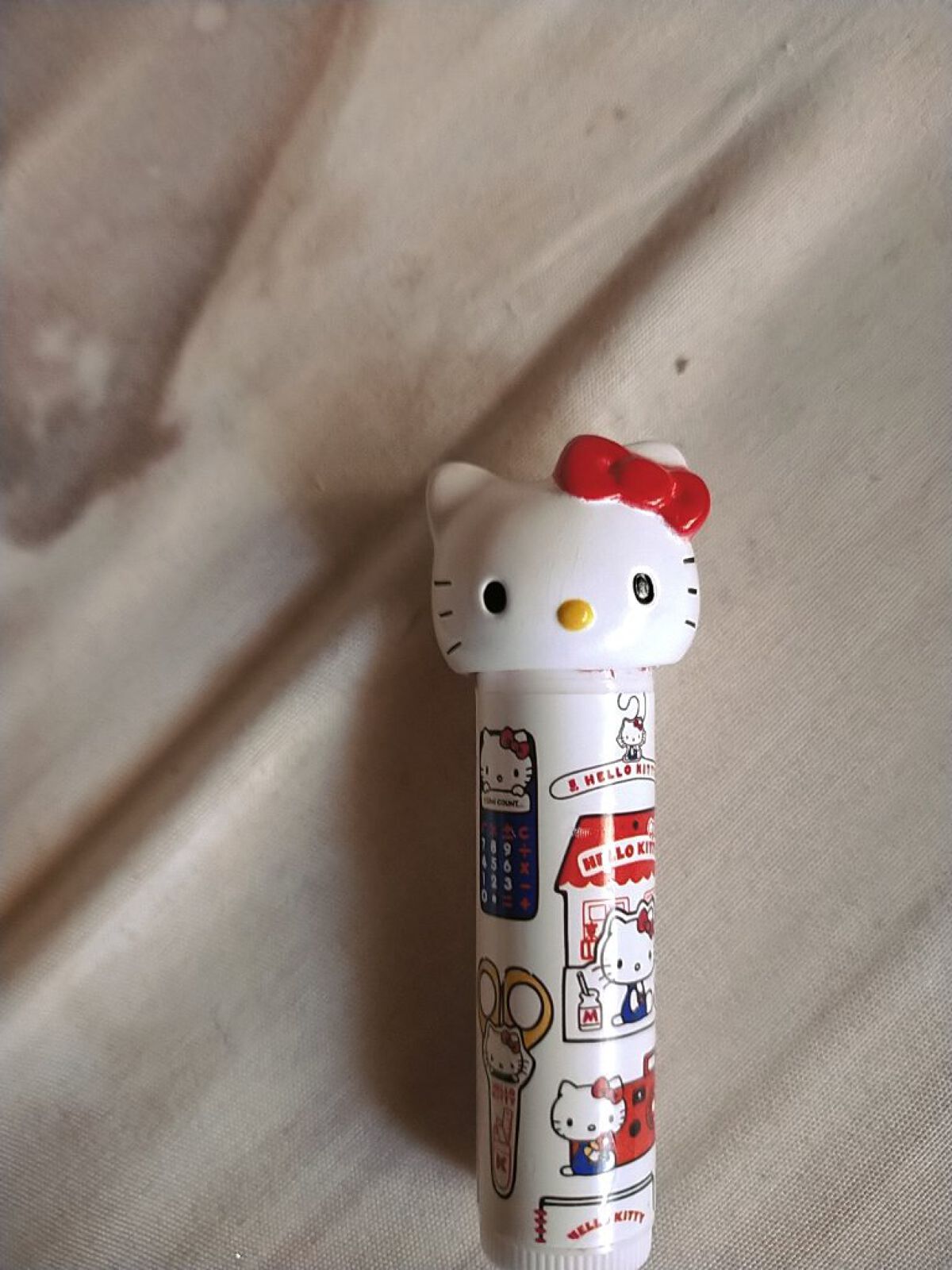 ダイカット リップクリーム ハローキティ ピーチの香り/ピエラス/リップクリームを使ったクチコミ（1枚目）