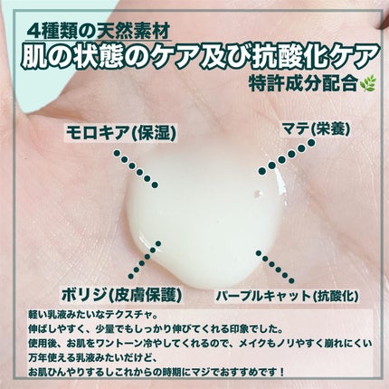 Skin Barrier Calming Lotion/Ongredients/乳液を使ったクチコミ(4枚目)