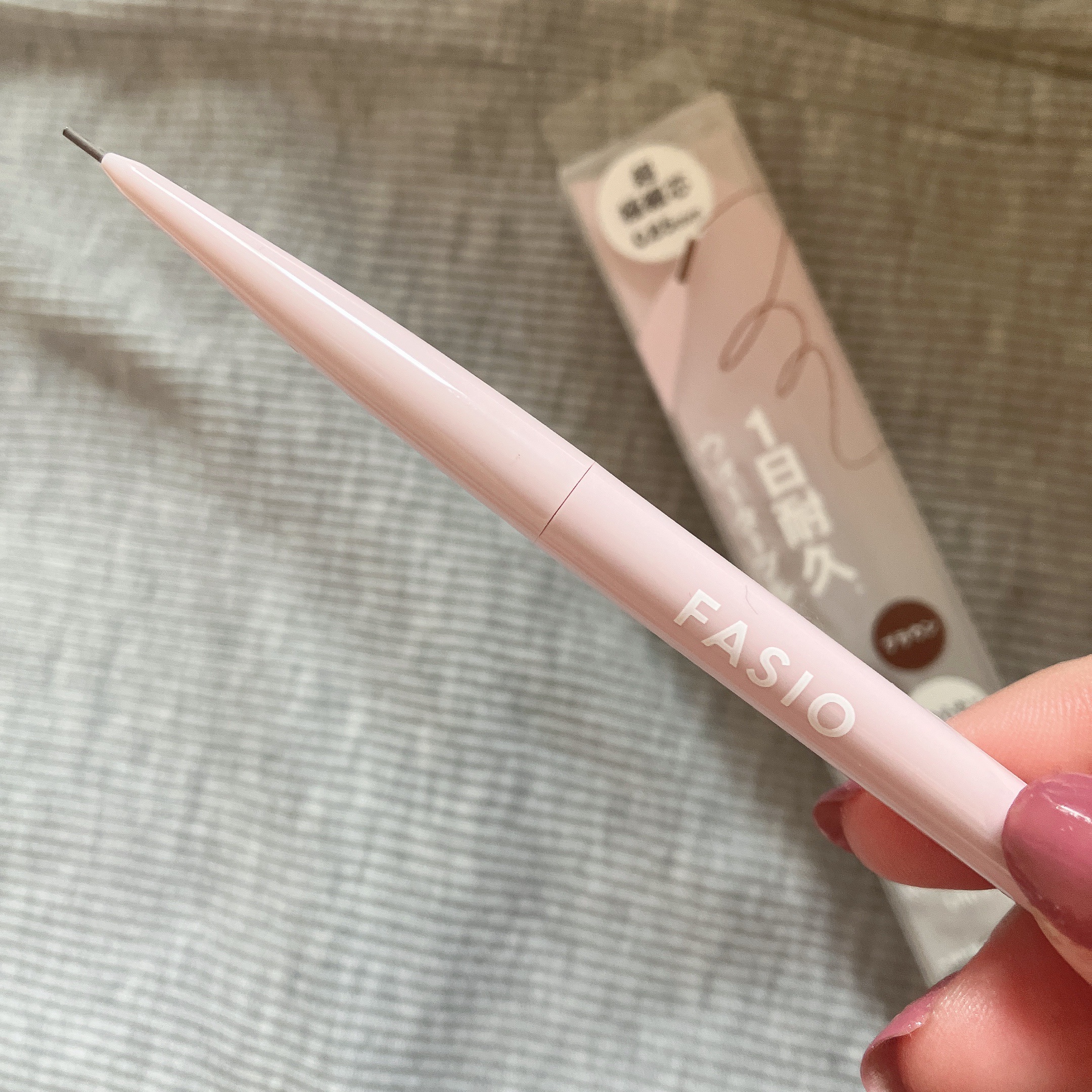 ウォータープルーフ アイブロウ(超極細芯)/FASIO/アイブロウペンシルを使ったクチコミ（2枚目）