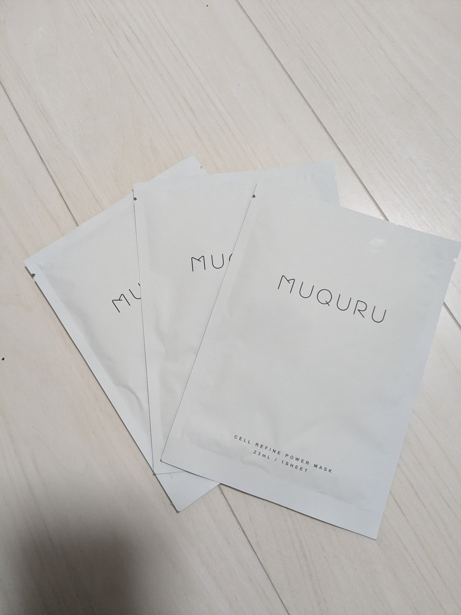 セルリファインパワーマスク/MUQURU/シートマスク・パックを使ったクチコミ（1枚目）