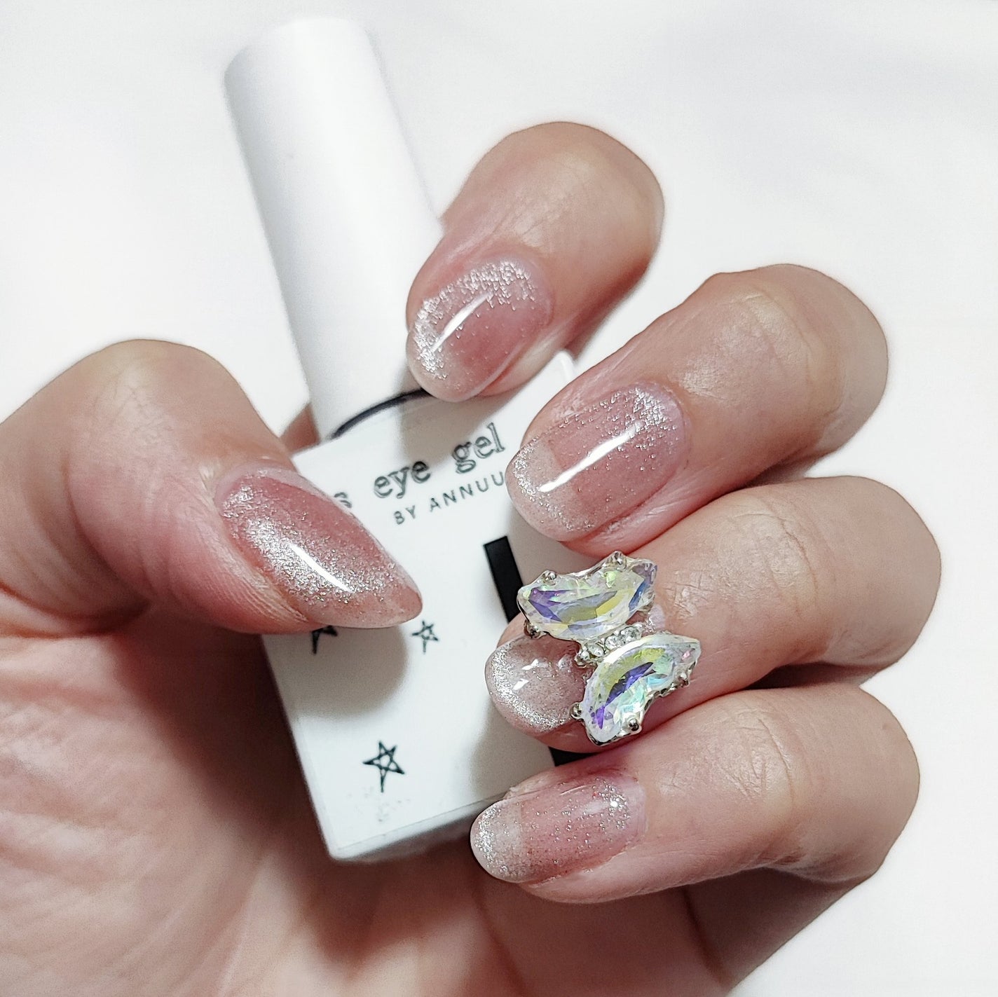 cat's eye gel/ANNUUM/ジェルネイルを使ったクチコミ(1枚目)