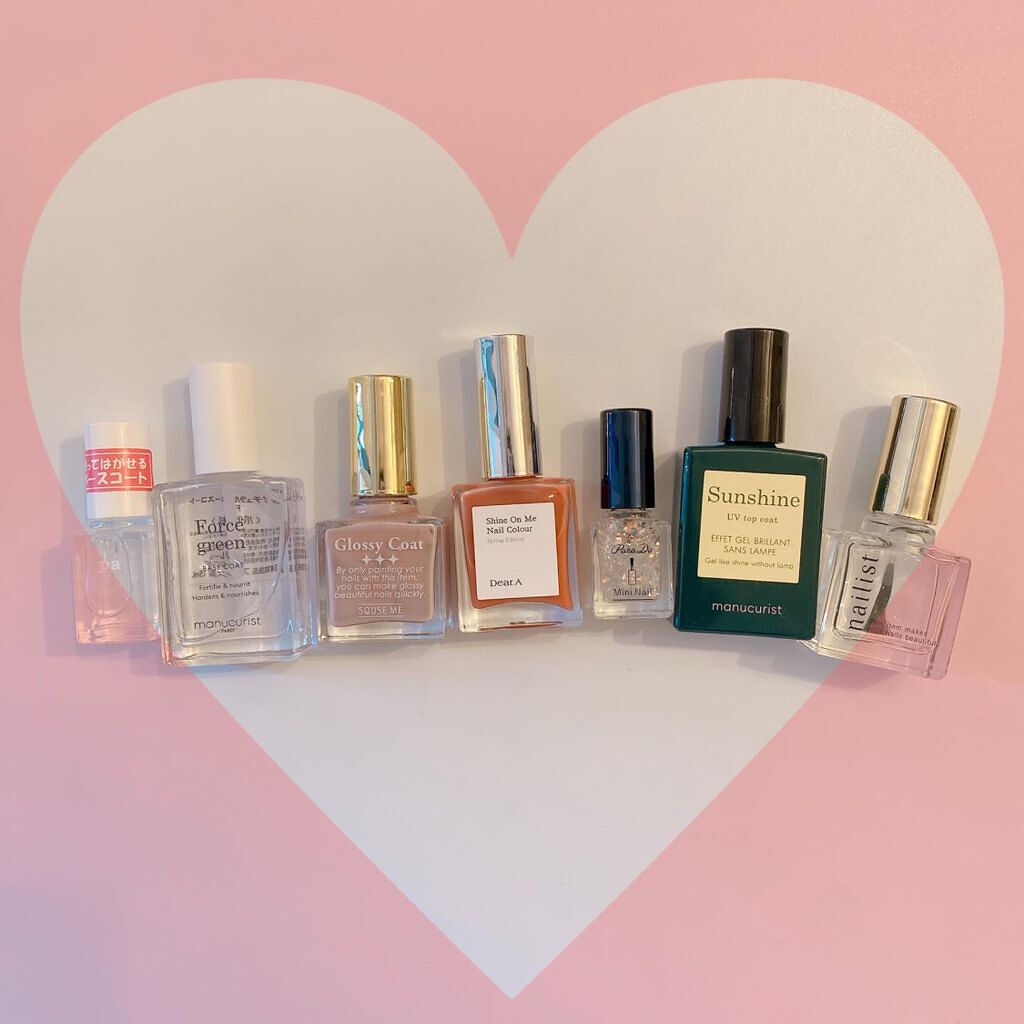 グロッシーコート/スキューズミー/オールインワンネイルを使ったクチコミ(2枚目)