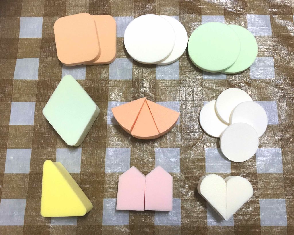 LJ お徳用 ファンデーションスポンジセット/LOUJENE/パフ・スポンジを使ったクチコミ（2枚目）