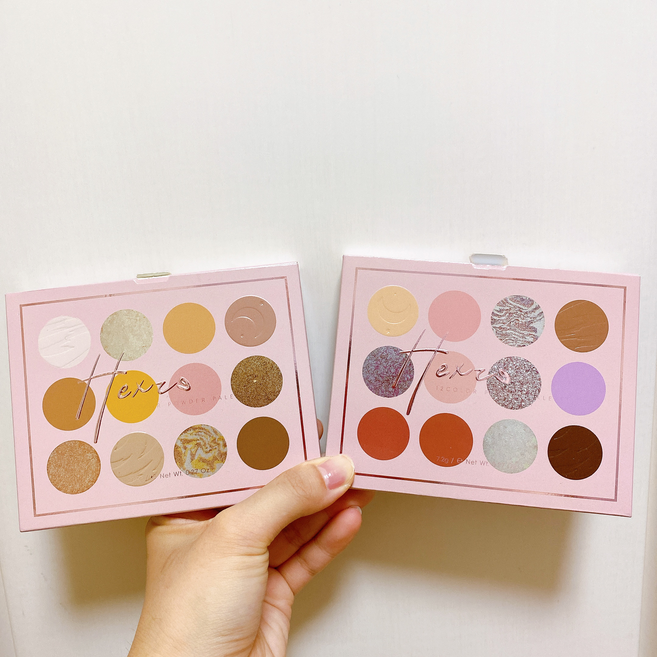 Hexze 12色 アイシャドウパレット プロアイ パレット アイプランナーパレット メイクパレット 高発色/HEXZE（ヘックスゼ）/アイシャドウパレットを使ったクチコミ（3枚目）