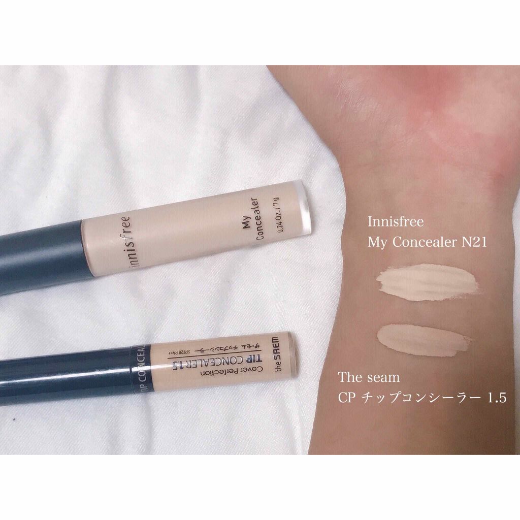 マイコンシーラー ワイド カバー/innisfree/リキッドコンシーラーを使ったクチコミ（3枚目）